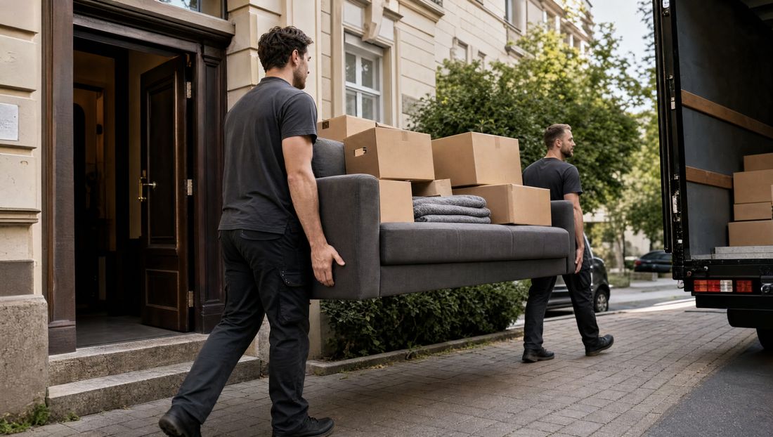 Umzugsservice mit LKW und Trägern